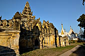 Mahar Aung Mye Bon San Monastery built in 1822, Inwa, near Mandalay, Myanmar (Burma), Asia 